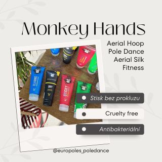 Máme naskladněno! Monkey Hands ve třech variantách síly. Vhodné pro pole dance, vzdušnou akrobacii a fitness. Jeden z...